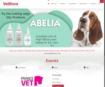 Vetnova.net(Nuestras novedades dialix® bladder control plus aptima® skincontrol shampoo & spray multiva®) Screenshot