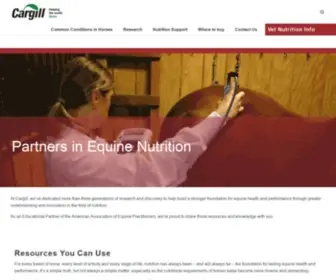 Vetnutritioninfo.com(Partners in Equine Nutrition) Screenshot