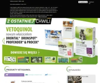 Vetoquinol.pl(Vetoquinol Polska) Screenshot