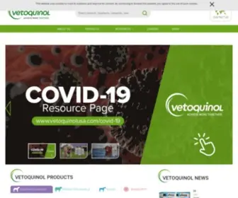 Vetoquinolusa.com(Vetoquinol USA) Screenshot