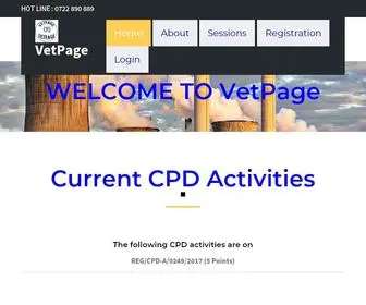 Vetpage.net(Built with Sasahost) Screenshot