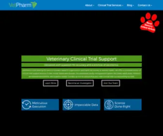 Vetpharm.com(The Leading Animal Health CRO) Screenshot