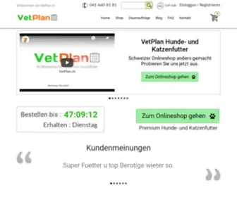 Vetplan.ch(Gratis Versand ab CHF 70) Screenshot