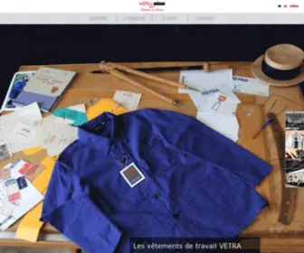 Vetra.fr(Vêtements de Travail depuis 1927) Screenshot