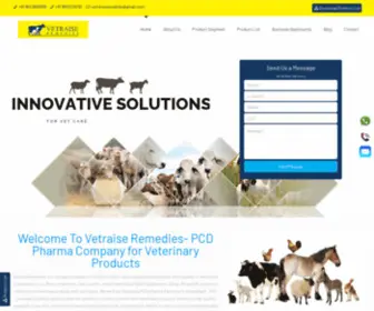 Vetraiseremedies.com(Veterinary PCD Pharma Franchise in Chandigarh) Screenshot