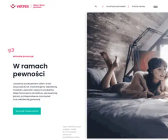 Vetrex.com.pl(Producent okien i drzwi premium z PVC) Screenshot