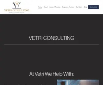 Vetriconsulting.com(Vetri Consulting) Screenshot