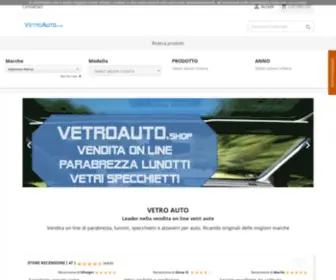 Vetroauto.it(Vetro Auto negozio on line vendita parabrezza) Screenshot