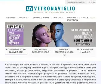Vetronaviglio.it(Packaging primario cosmetici e make up) Screenshot