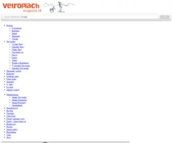 Vetroplachmagazin.sk(Vetroplach magazin) Screenshot