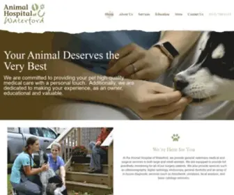 Vetsatwaterford.com(Animal Hospital of Waterford) Screenshot