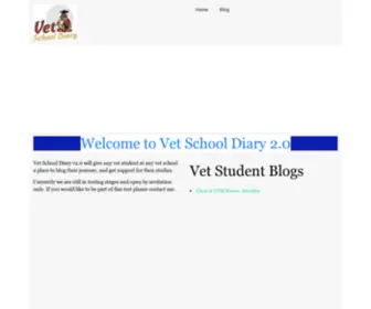 Vetschooldiary.com(Chris's Vet School Diary) Screenshot