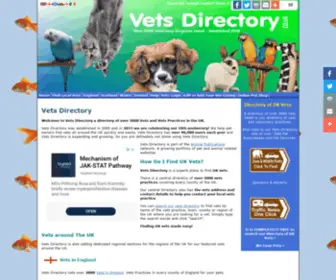 Vetsdirectory.co.uk(Vets Directory) Screenshot