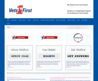 Vetsfirst.org(Vetsfirst) Screenshot