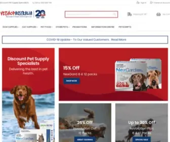 Vetshopaustralia.com.au(Discount Pet Supplies & Pet Health Specialists) Screenshot