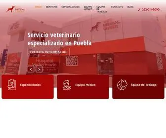 Vetsmedicalcenter.com(Servicio veterinario en Puebla) Screenshot