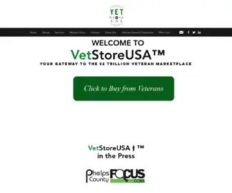 VetStoreusa.com(Buy from Veterans) Screenshot