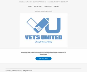 Vetsunitedllc.com(Vets United) Screenshot