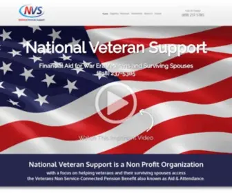 Vetsupportusa.com(National Veteran Support) Screenshot