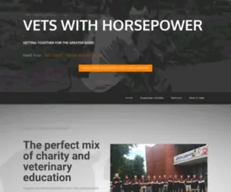 Vetswithhorsepower.com(Vets with Horsepower) Screenshot