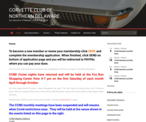 Vetteclub.org(Vetteclub) Screenshot
