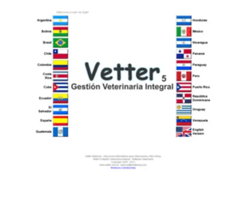 Vettersistemas.com.ar(Vetter Sistemas) Screenshot