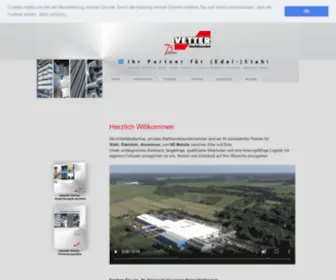 Vetterstahl.de(Vetter Stahlhandel) Screenshot