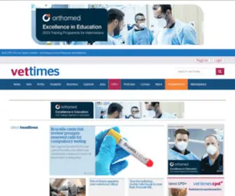 Vettimes.co.uk(Vet Times) Screenshot