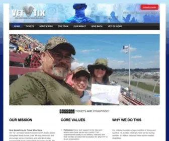 Vettix.org(Vet Tix) Screenshot