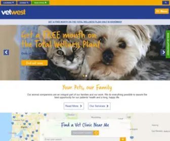 Vetwest.com.au(Veterinary Clinics Trusted Animal Hospitals Perth) Screenshot