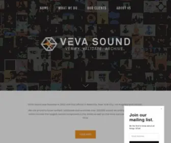 Vevasound.com(VEVA Sound) Screenshot