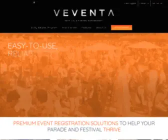 Veventa.com(Premium Exhibitor & Parade Registration Platform) Screenshot
