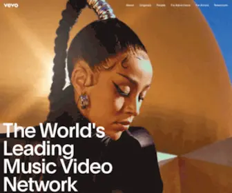 Vevo.com(The World's Leading Music Video Network) Screenshot