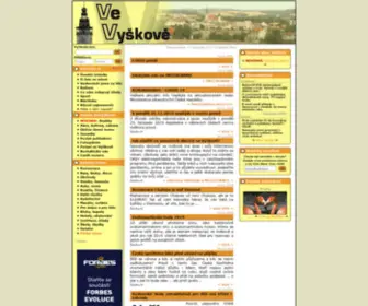 Vevyskove.cz(VeVyškově.cz) Screenshot
