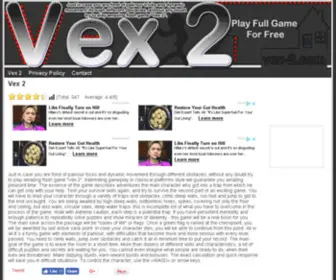 Vex-2.com(Vex 2) Screenshot