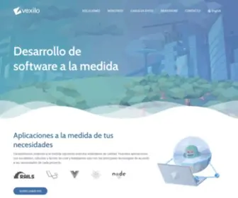 Vexilo.com(Empresa de desarrollo de software en México) Screenshot