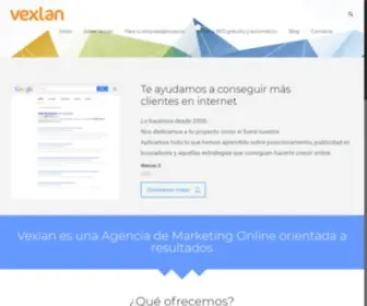 Vexlan.com(Vexlan Marketing) Screenshot