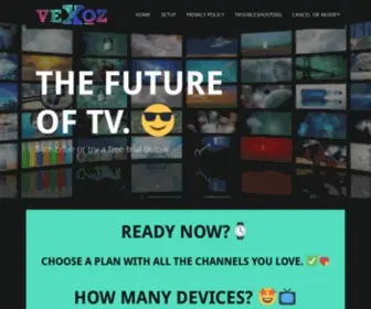 Vexoz.com(Try it for 3 days free. Experience IPTV) Screenshot