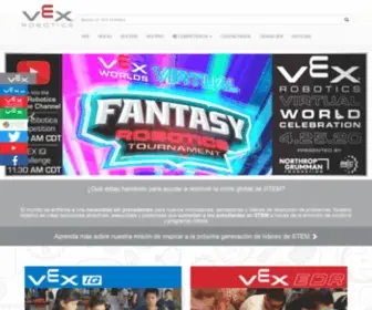 Vexrobotics.com.mx(Inicio) Screenshot