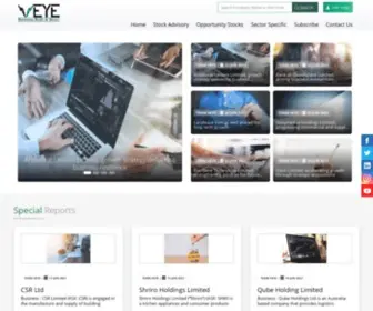 Veye.com.au(Australian Stocks Research and Recommendations) Screenshot