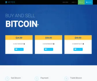 Veyeo.com(BUY AND SELL Bitcoin) Screenshot