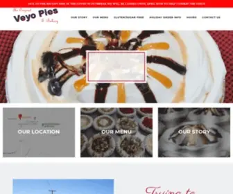 Veyopies.com(The Original Veyo Pies) Screenshot