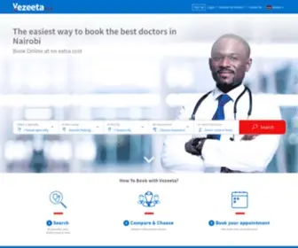 Vezeeta.co.ke(The easiest way to book the best doctors in Nairobi) Screenshot