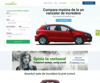 Vezicatface.ro(Anunturi auto de incredere) Screenshot