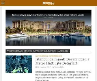 Veziroglugayrimenkul.com(Veziroğlu A.Ş) Screenshot