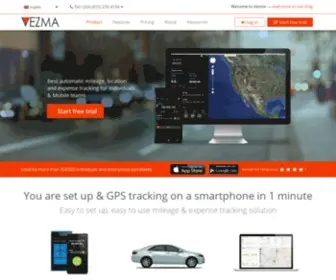 Vezma.com(Smartphone GPS tracking and mobile vehicle fleet tracking) Screenshot