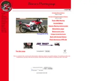 VF750FD.com(Steve's Honda page) Screenshot