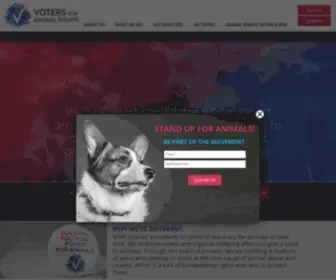 Vfar.org(Voters For Animal Rights) Screenshot