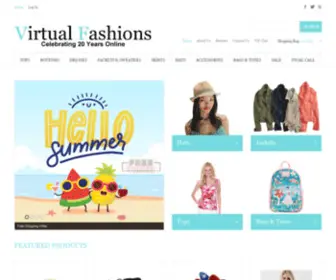 Vfashions.com(Virtual Fashions) Screenshot