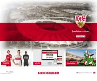 VFB-Stuttgart.de(VfB Stuttgart) Screenshot